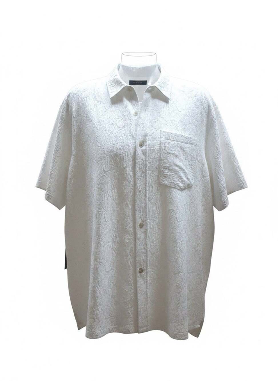 Shaquille O’Neal Size 4XL White Woven Shirt, New With Tags